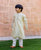 Crème and White Chanderi Kurta Pajama Set