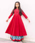 Long Kurta with Hand Block Printed Skirt For Baby Girl