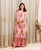 Pink Hand Block Printed Kurta with Cotton Sharara for Baby Girl