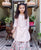 Pink Embroidered Straight Short Kurta with Printed Sharara