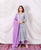 Nagma Purple Lurex A Line Kurta