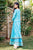 block printed Double long designer Dresses for girls online