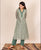 Sage Green Hand Block Printed Chanderi Kurta