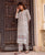 Nitya Block Printed and Embroidered Straight Kurta