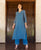 Prussian Blue Embroidered Kurta