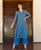 Prussian Blue Embroidered Kurta