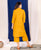 Mustard Linen Kurta