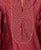 Burgundy Bandhej Printed and Embroidered Kurta