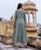 Emerald Green Block Printed Anarkali Kurta