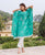 Sea Green Hand Block Printed Kaftan