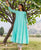 Aryahi Sea Green Chanderi Embroidered Kurta