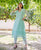 Sea Green Block Printed Kurta