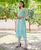 Sea Green Block Printed Kurta