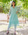 Sea Green Block Printed Kurta