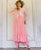 Flamingo Pink Embroidered Kurta