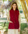 Maroon Quilted Chanderi Jacket