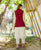 Maroon Quilted Chanderi Jacket