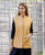 Block Printed Yellow Chanderi Jacket