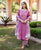 Dharti Pink Hand Block Printed Straight Suit