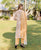 Golden Yellow Block Printed Chanderi Kurta