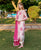 Tia Peach and Pink Block Printed Kurta