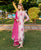 Tia Peach and Pink Block Printed Kurta