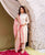 Peach Blossom Chanderi Kurta