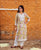 Sunflower Lace Block Printed Kurta