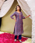 Blue Majesty Gota-Infused Kurta