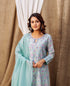 Ananya's Sea Green Hand Printed Kurta