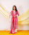 Raspberry Pink Hand Block Printed Cotton Kurta