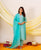 Aqua Breeze Chanderi Silk Kurta