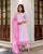 Blush Meadow Kota Doria Kurta