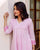 Blush Meadow Kota Doria Kurta