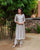 Silver Mist Chanderi Silk Embroidered Kurta