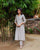 Silver Mist Chanderi Silk Embroidered Kurta