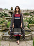 Black Tribal Hand Block Print Cotton Kurta Set with Pants & Dupatta