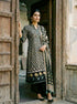 Dark Green Hand Block Print Silk Chanderi Kurta Set with Pants & Dupatta