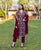 Nova Maroon Embroidered Kurta