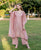 Dusty Pink Hand Embroidered Kaftan