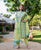 Bhaavya Green Chanderi Straight Kurta