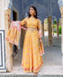 Farida Hand Block Printed Lehenga Set