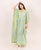 Green Block Printed Kaftan Lounge Wear