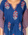 Multi Print Indigo Kaftan Lounge Wear