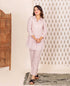 Pink Shirt Style Pajama Set