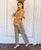 Yellow Hand Block Printed Lounge Wear