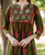 Olive Green Hand Block Printed Maternal and Nursing Dress