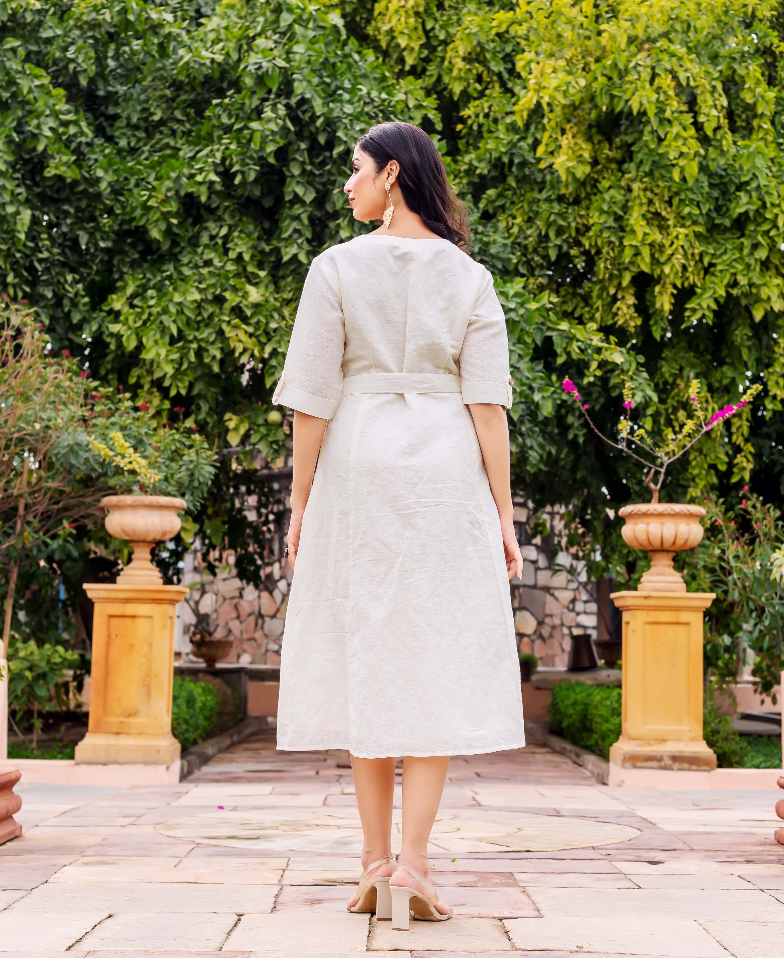 linen dress india Cotton & Linen Dresses for Women Online India