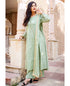 Mint Green Golden Hand Block Printed Kurta