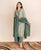 Sage Green Hand Block Printed Chanderi Kurta